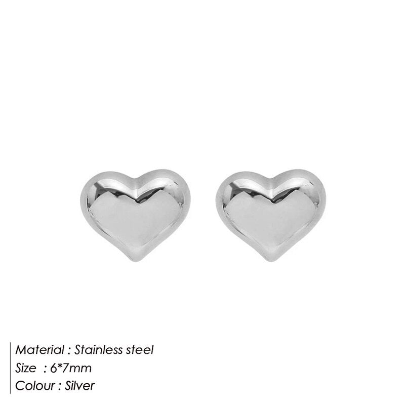 Aveuri 316L Stainless Steel Gold Color Vintage Earrings Stud Unusual Earrings Jewelry Wholesale Dropshipping No Allergy Do Not Fade2024