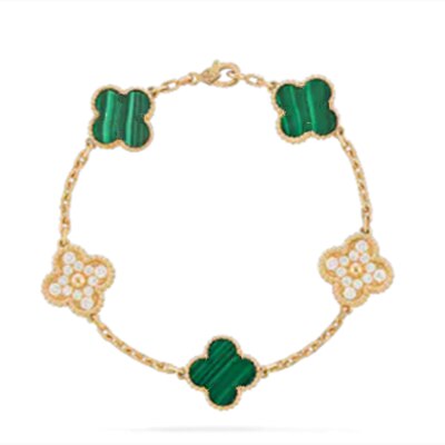 Aveuri 2023 100% S925 Sterling Silver Bracelet Women's Luxury High quality Jewelry Lucky Clover