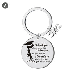 Graduation gifts Stainless Steel Class Of 2024 Graduation Keychain Gift Him Her Girls Boys Friends Senior Women Jewelry Accessories