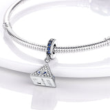 Fits Original Pandora Bracelets 925 Sterling Silver Pyramid Demon Eye Charms Beads Women 925 Silver Pendant Diy Jewelry 2023 New