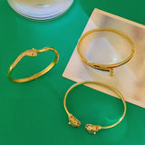 Vintage Snake Bracelets For Women Zirconia Stainless Steel Animal Adjustable Bracelet Snake Bangle Jewelry Gift Bijoux Femme