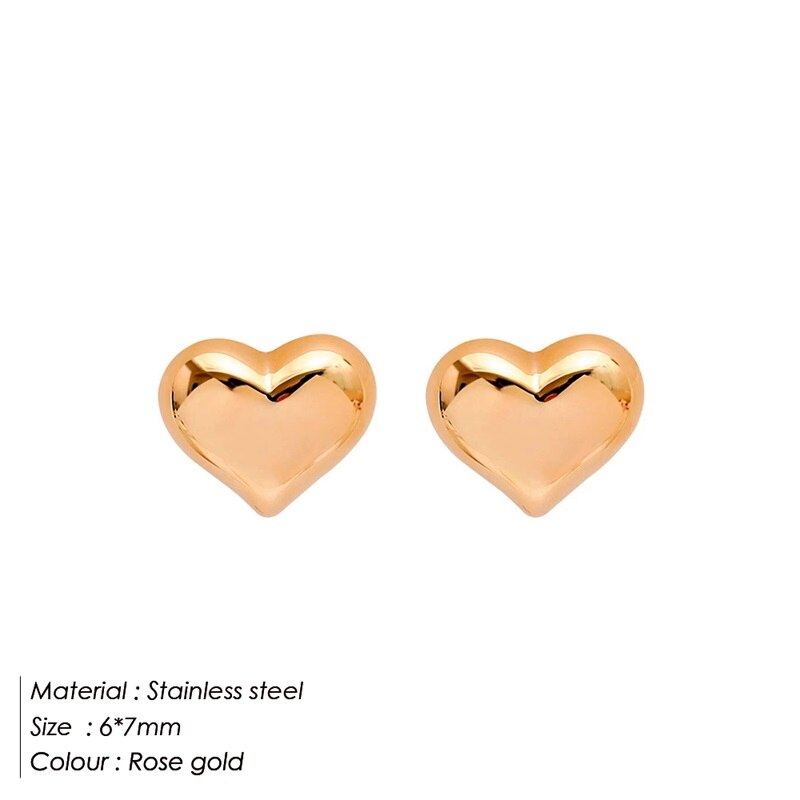 Aveuri 316L Stainless Steel Gold Color Vintage Earrings Stud Unusual Earrings Jewelry Wholesale Dropshipping No Allergy Do Not Fade2024