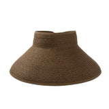 Aveuri 2022 New Women Summer Visors Hat Foldable Sun Hat Wide Large Brim Beach Hat Straw Hats Chapeau Femme Beach UV Protection Caps