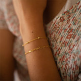 New Fashion Figaro Chain Bracelet Women Classic Width 3mm NK Link Chain Bracelet For Women Jewelry Gift