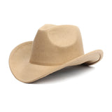 Aveuri Back to school New Fedora Cowboy Hats For Women Wide Brim Felt Man Caps Fashion Vintage Formal Wedding Girls Felt Cap Sombrero Panama Hat