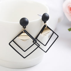 Aveuri New Fashion Round Dangle Drop Korean Earrings For Women Geometric Round Heart Gold Earring Wedding 2023 kolczyki Jewelry