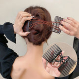 Aveuri  Vintage Magic Flower Hair Combs Classic Simulated Pearl Elastic Hair Clips Hairpin Barrettes Headband For Women Hair Accessories