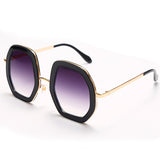 Aveuri Trendy Oversized Sunglasses Women Luxury Brand Designer Irregular Sun Glasses Men UV400 Shades Punk Fashion Eyewear