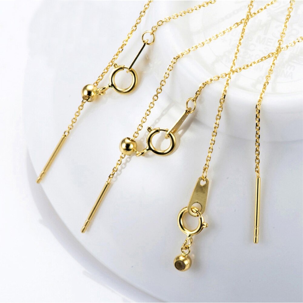 Aveuri Adjusta Long Layered Pendant Necklace 316L Stainless Steel Chocker Necklaces For Women Fashion Jewelry Wholesale Drop Shipping