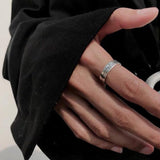 Aveuri  1Pcs Fashion Celebrity Cold Wind Retro Roman Digital Ring Niche Design For Men And Women Couples Tail Rings Jewelry Gift
