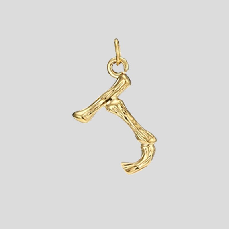 Aveuri Charms Necklace Stainless Steel Gold Color Pendant Letter Necklace Women Chain Necklaces Women Best Friend Necklace Jewelry