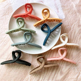 Aveuri Korea Extra Large Hair Claw Women Elegant Frosted Hair Clamps Barrette Grab Clip Hairpins Suitable For A Lot Of Hair Headwear
