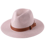 Aveuri Back to school New Summer Straw Sun Hat Women Men Wide Brim Summer Outing Sun Visor Holiday Cool Hat UV Protection Seaside Beach Tide Hats Lady
