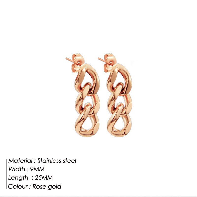 Aveuri 316L Stainless Steel Gold Color Vintage Earrings Stud Unusual Earrings Jewelry Wholesale Dropshipping No Allergy Do Not Fade2024