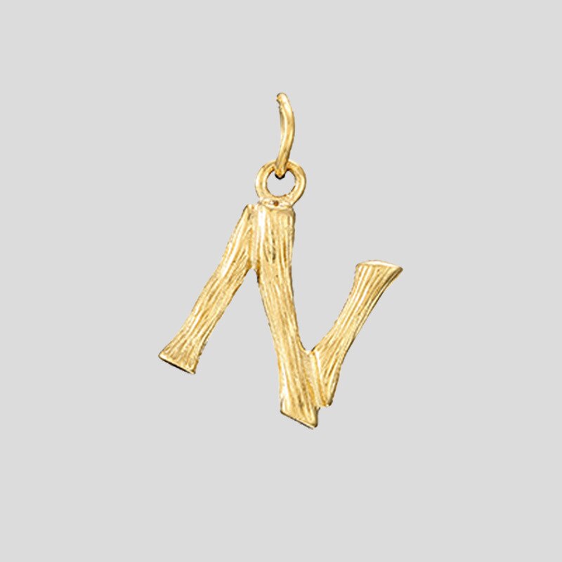 Aveuri Charms Necklace Stainless Steel Gold Color Pendant Letter Necklace Women Chain Necklaces Women Best Friend Necklace Jewelry