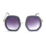 Aveuri 2022 Oversized Sunglasses Women Luxury Diamond Shiny Crystal Sun Glasses Men UV400 Shades Eyewear Hipster Necessary