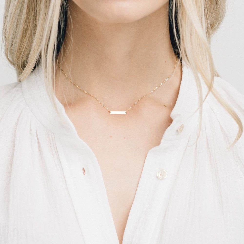 Aveuri Necklace Women Minimalist Chokers Necklace For Women Stainless Steel Necklace Dainty Gold Color Necklaces Jewelry