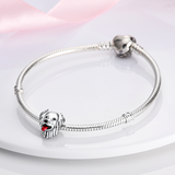 plata charms of ley 925 Fit Original Pandach Bracelet Necklace Golden Retriever Shape Silver Color Pendant Charms Beads Jewelry