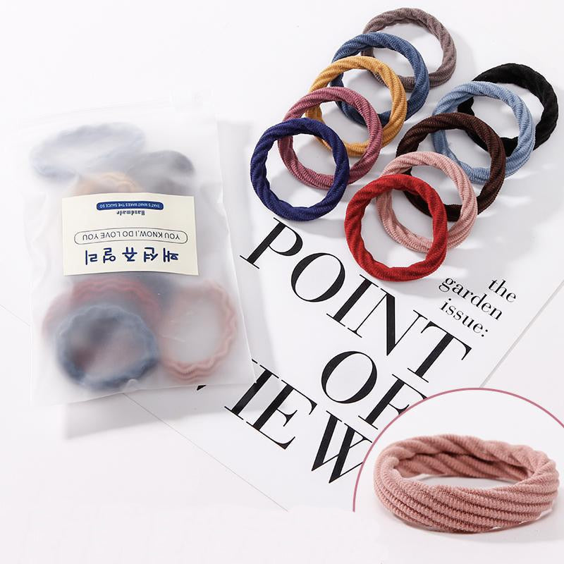 Aveuri Back to school  20/10PCS Women Girls Elastic Hair Bands Ponytail Holder Hair Ties Headband Rubber Band Chic Scrunchie Hair Accessories Ornaments