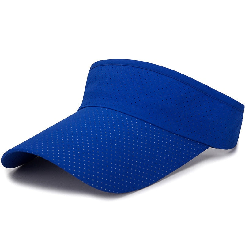 Aveuri Summer Breathable Air Sun Hats Men Women Adjustable Visor UV Protection Top Empty Solid Sports Tennis Golf Running Sunscreen Cap