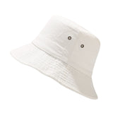 Aveuri Back to school 2023 Cotton Bucket Hats Women Hip Hop Summer Fedoras Fisherman Hat Solid Climbing Outdoor Sunscreen Panama Bucket Hat Beach Cap