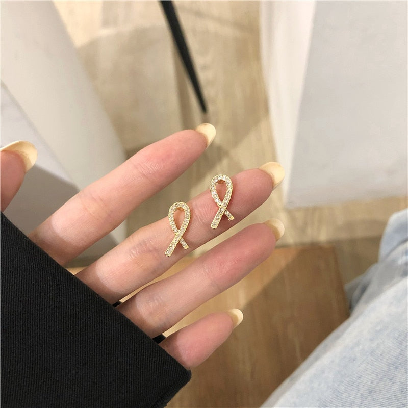 LATS Luxury Gold Super Fairy Zircon Pearl Drop Earrings for Women Girl 2023 Elegant Copper Earring Fashion Jewelry Wholesale