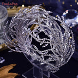 Aveuri HP403 Bridal Headbands With Rhinestones Luxurious Crowns And Tiaras Wedding Hair Jewelry Headpiece Hair Accessories
