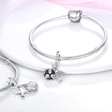 Fits Original Pandora Bracelets 100% 925 Sterling Silver Swallow House Charms Beas Women 925 Silver Pendant Diy Jewelry 2023 New