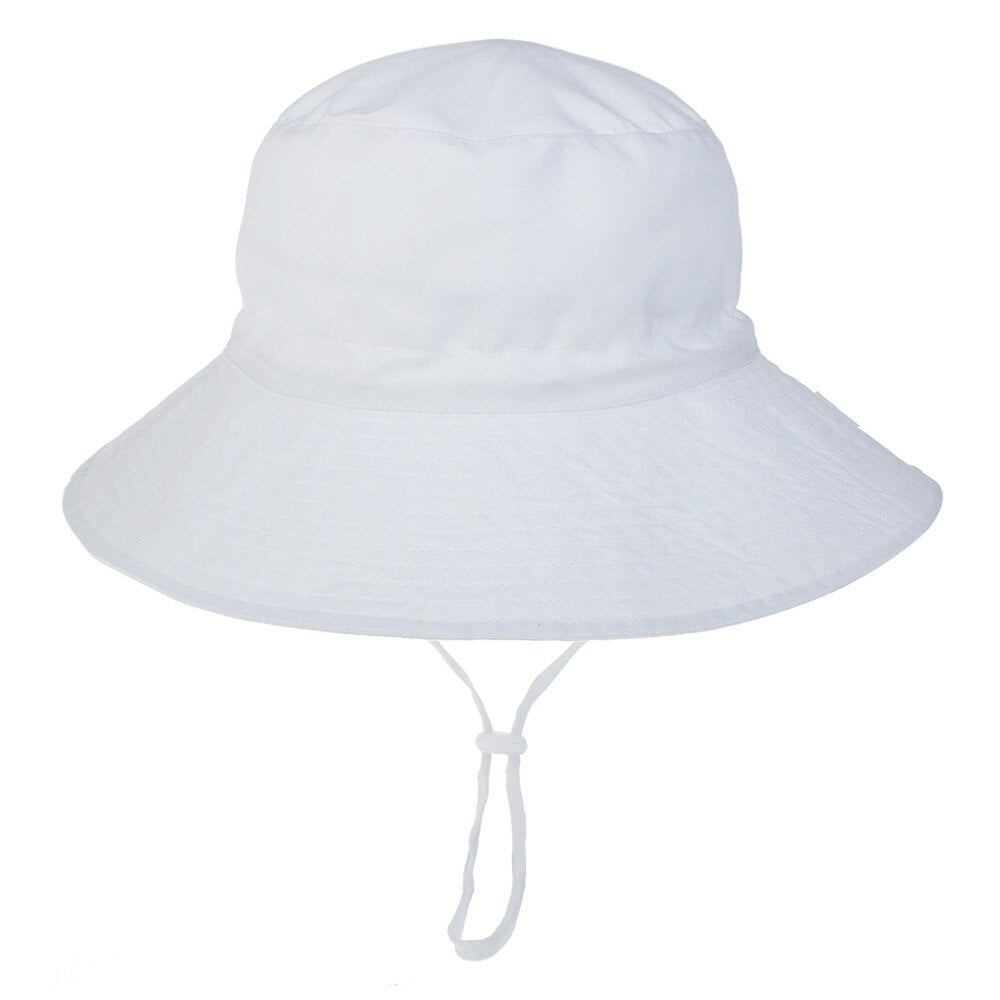 Aveuri Summer Baby Sun Hat For Girls And Boys Outdoor Neck Ear Cover Anti UV Kids Breathable Beach Caps Bucket Cap Children's 0-8 Years