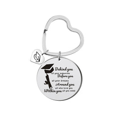 Graduation gifts Stainless Steel Class Of 2024 Graduation Keychain Gift Him Her Girls Boys Friends Senior Women Jewelry Accessories