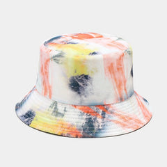 Aveuri Back to school Unisex Hat Black Tie Dye Double-Sided Simple Bob Hip Hop Bucket Hat Women's Summer Sunscreen Panama Beach Fishing Bunny Sun Cap