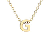 Fashion A-Z Initial Letter Pendant Necklace Women Luxury Gold Color Link Chain Necklace For Women Jewelry Gift