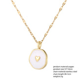 Aveuri Red Heart Love Pendant Necklace For Women Choker Long Chains Neck Lace Gold Color Collar Lovers Gift Boho Party Fashion Jewelry