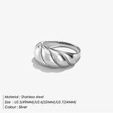 Aveuri Fashion Ring 316L Stainless Steel Ring Anillo Ringen Mujer Women Rings Bague Couple Matching Jewlery Fashion Gifts Do Not Fade