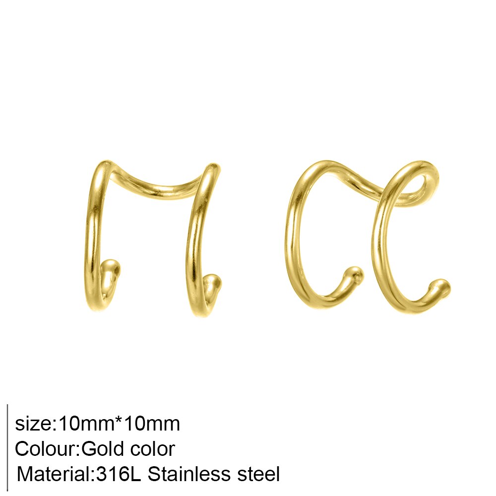 Aveuri 316L Stainless Steel Gold Color Vintage Earrings Stud Unusual Earrings Jewelry Wholesale Dropshipping No Allergy Do Not Fade2024