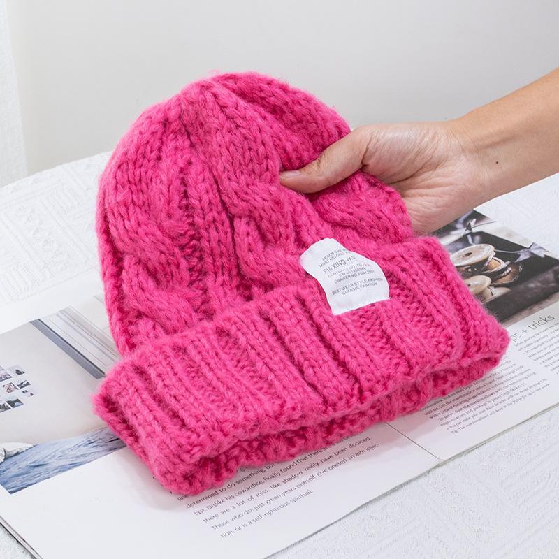 Aveuri 2023 New Women Winter Hat Knitted Beanie Hats Casual Soft Warm Skullies Beanies Fashion Hight Quality Woram Hat Cap for Female