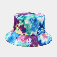 Aveuri Back to school Unisex Hat Black Tie Dye Double-Sided Simple Bob Hip Hop Bucket Hat Women's Summer Sunscreen Panama Beach Fishing Bunny Sun Cap