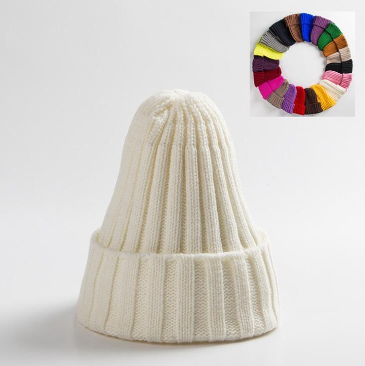 Aveuri Unisex Hat Cotton Blends Solid Warm Soft HIP HOP Knitted Hats Men Winter Caps Women's Skullies Beanies For Girl  Шляпа