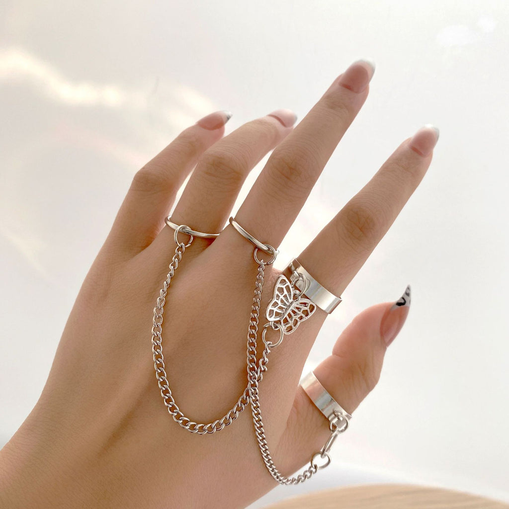 Matching Zircon Jewelry Set Necklace Bracelet Ring Earrings - Temu