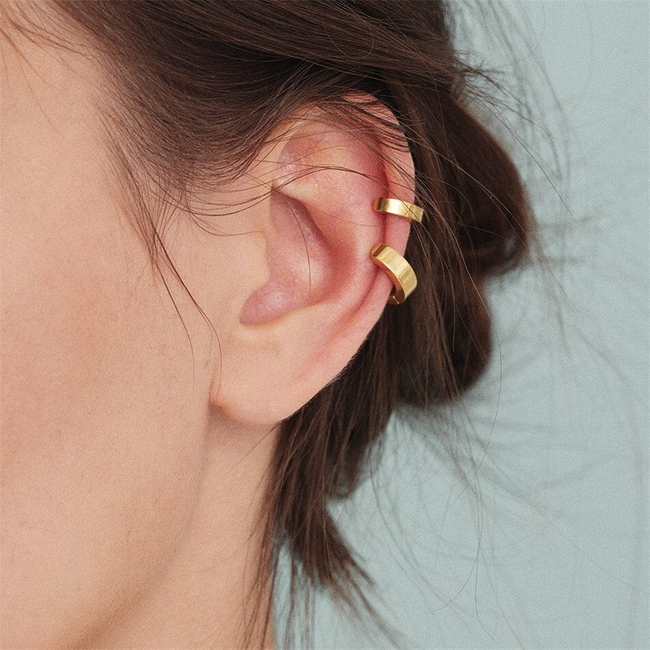Aveuri 316L Stainless Steel Earring Women Gold Color Ear Bones Stud Earrings Set Earrings 2023 Trend Jewelry Wholesale Drop Shipping